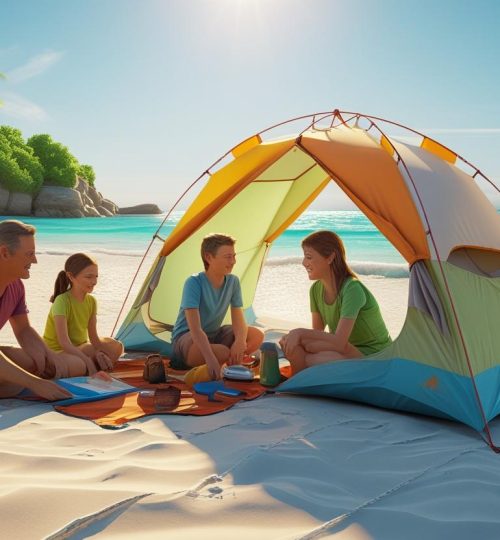 buatkan camping di pantai (1)